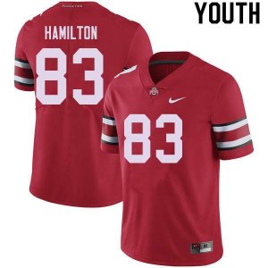 Youth Ohio State Buckeyes #83 Cormontae Hamilton Red Nike NCAA College Football Jersey Stock VTC2244CV